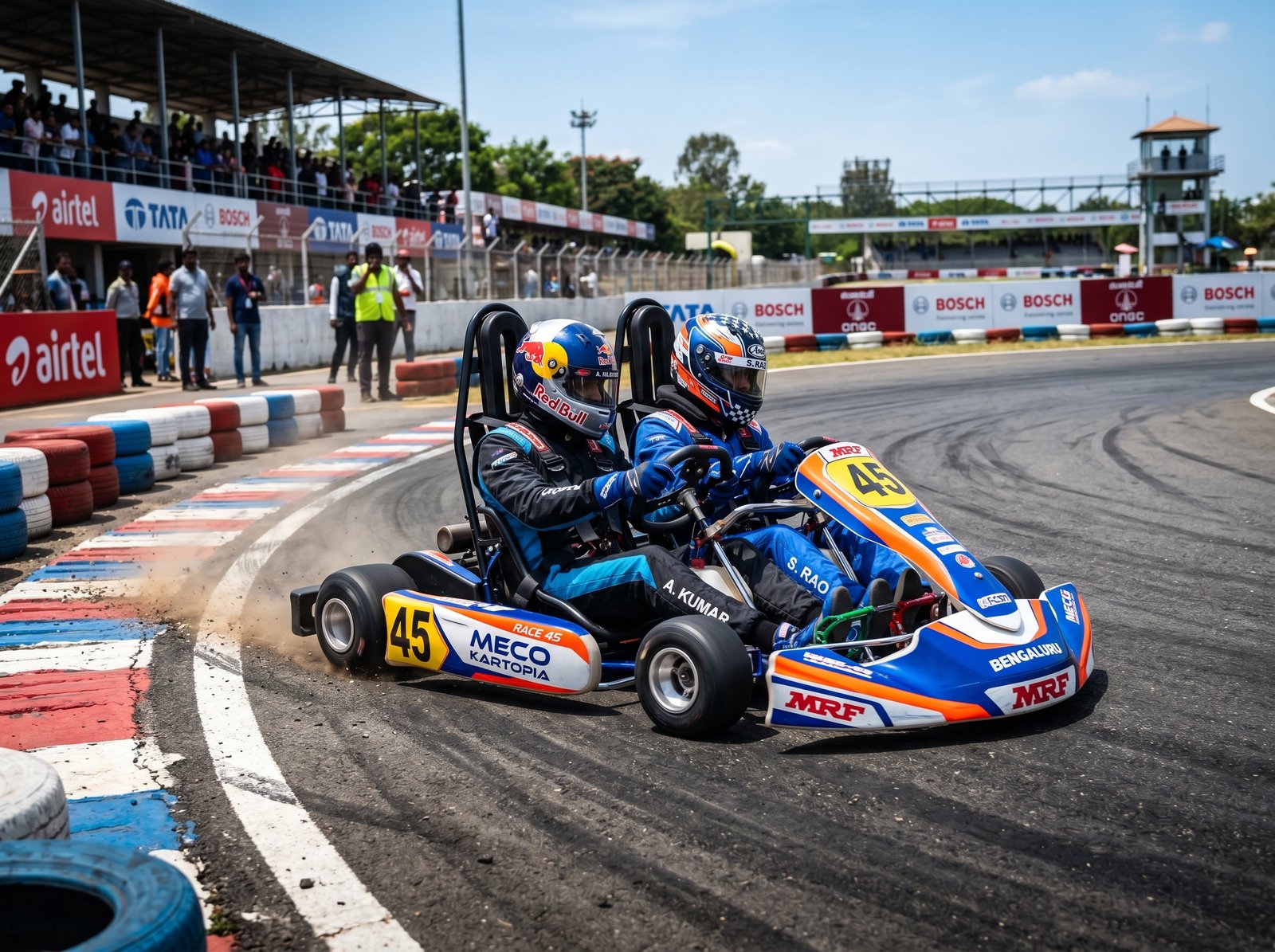 twin seater go kart racing