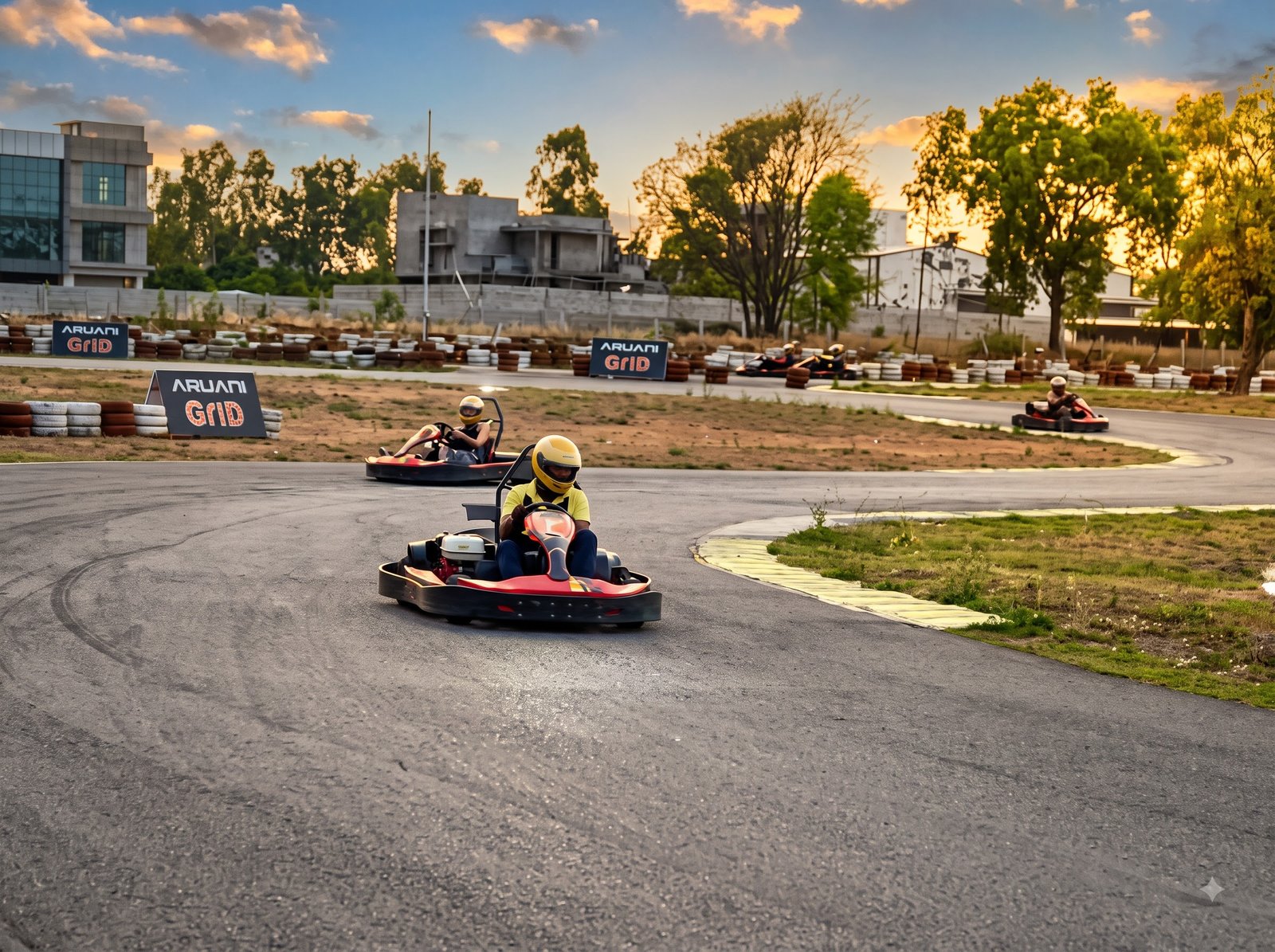 Go karts racing on track 2K 202608021033
